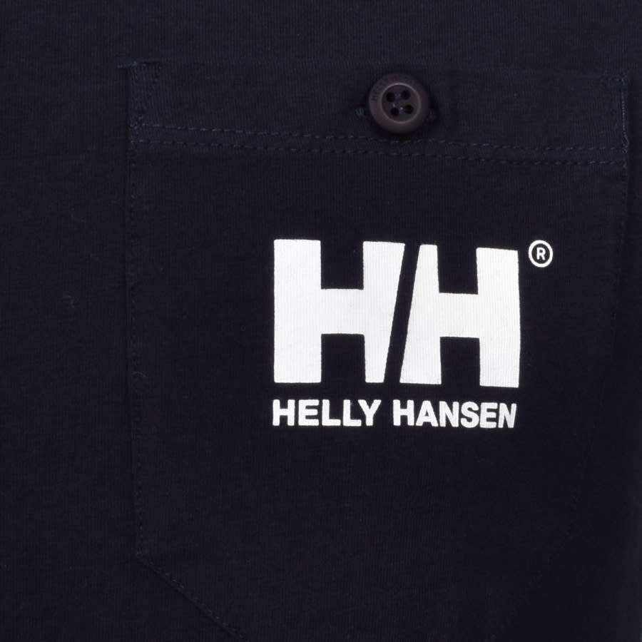 Alternative Image for ProductHelly Hansen Fjord Long Sleeve T Shirt Navy3